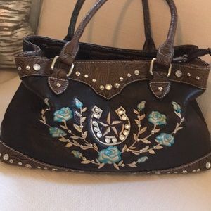 P&G western purse w gemstones